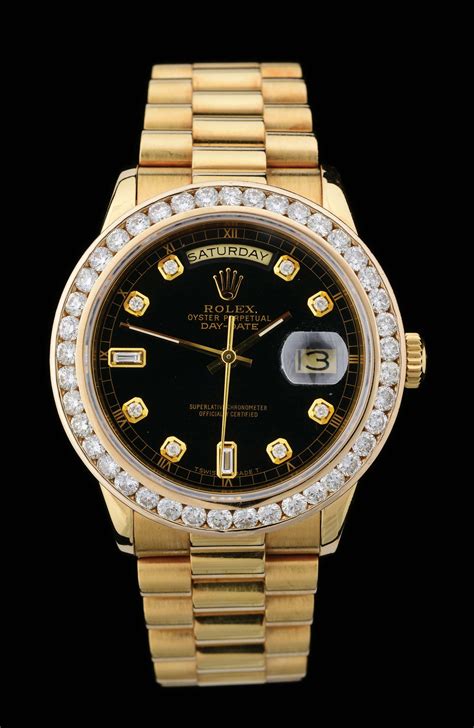 rolex day date 40 diamond bezel price|18k presidential Rolex diamond bezel.